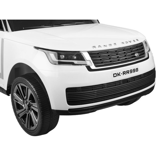 Vienvietis elektrinis džipas vaikams RANGE ROVER 4x4, baltas