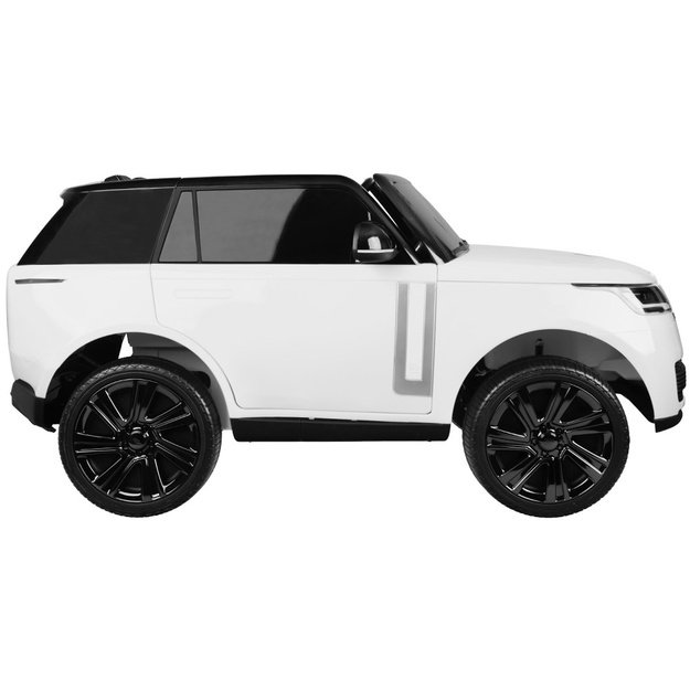 Vienvietis elektrinis džipas vaikams RANGE ROVER 4x4, baltas