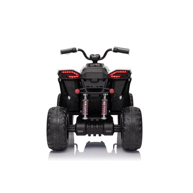 Vienvietis elektrinis keturratis vaikams Quad Fast Wheel, baltas