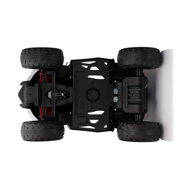 Vienvietis elektrinis keturratis vaikams Quad Fast Wheel, baltas