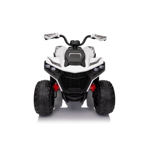 Vienvietis elektrinis keturratis vaikams Quad Fast Wheel, baltas