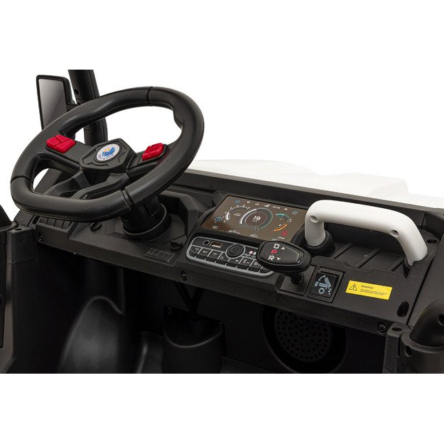 Vaikiškas dvivietis elektrinis bagis 4x4 Speed 900, baltas