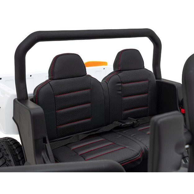 Vaikiškas dvivietis elektrinis bagis 4x4 Speed 900, baltas