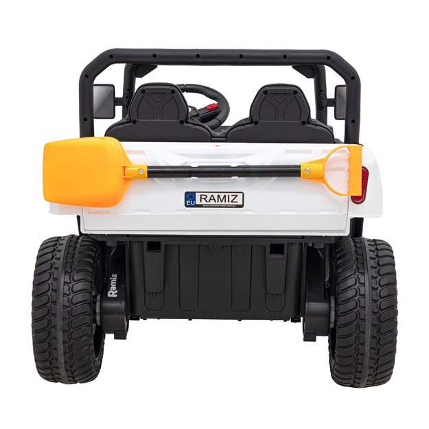 Vaikiškas dvivietis elektrinis bagis 4x4 Speed 900, baltas