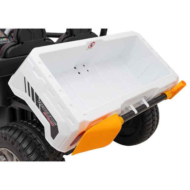 Vaikiškas dvivietis elektrinis bagis 4x4 Speed 900, baltas