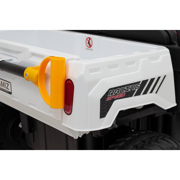 Vaikiškas dvivietis elektrinis bagis 4x4 Speed 900, baltas