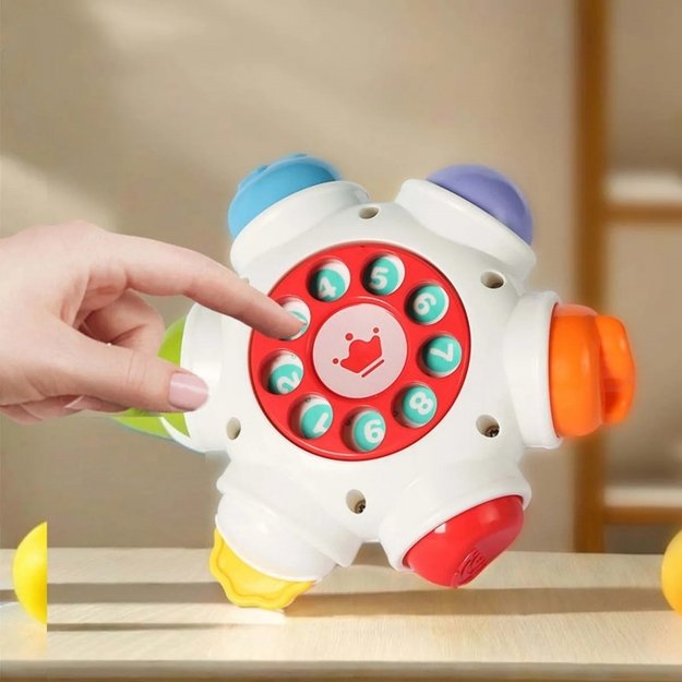 Kosminė veiklos raketa vaikams 6in1, WOOPIE BABY 6