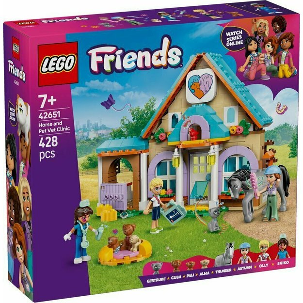 Konstruktorius vaikams „Friends Žirgų ir augintinių veterinarijos klinika“ LEGO FRIENDS 42651 