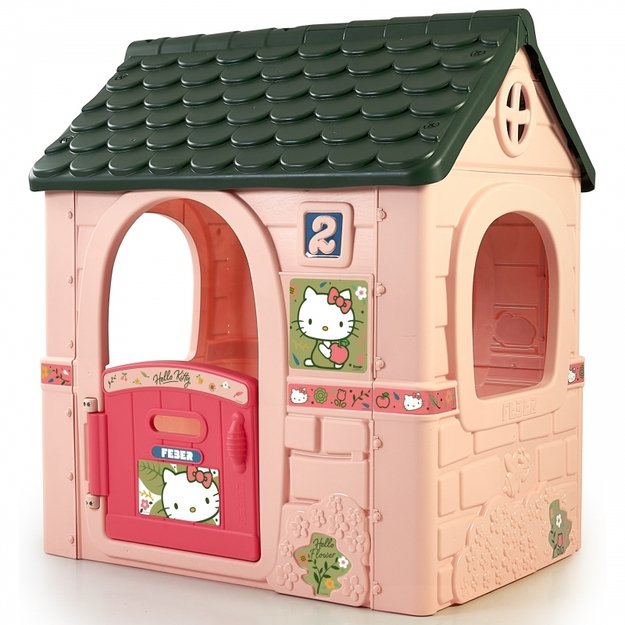 Sodo namelis vaikams „HELLO KITTY“, rožinis