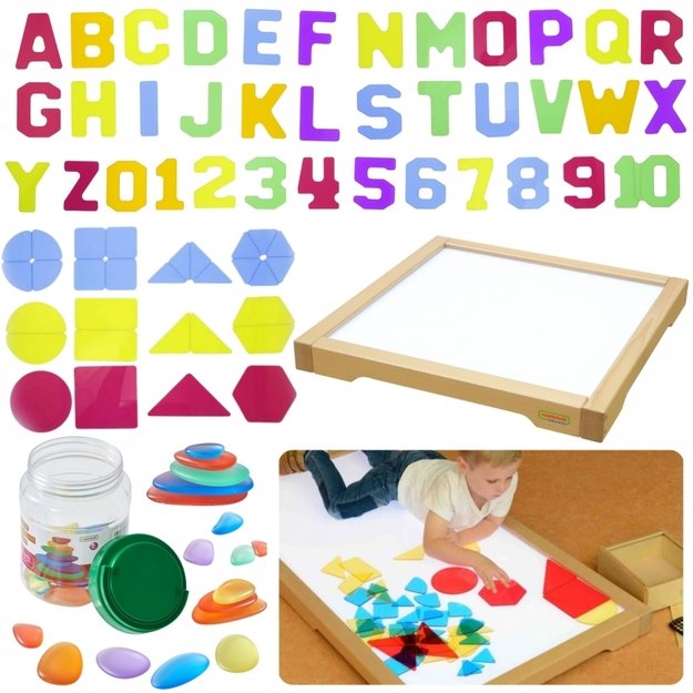 LED sensorinė lenta su Montessori priedais MASTERKIDZ