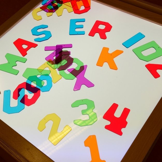 LED sensorinė lenta su Montessori priedais MASTERKIDZ