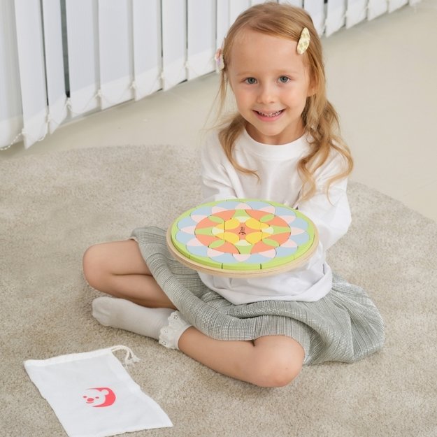 Montessori mozaikos dėlionė “Gėlės” CLASSIC WORLD 1