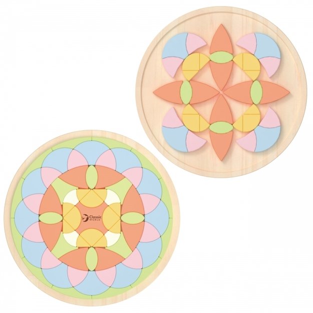 Montessori mozaikos dėlionė “Gėlės” CLASSIC WORLD 5