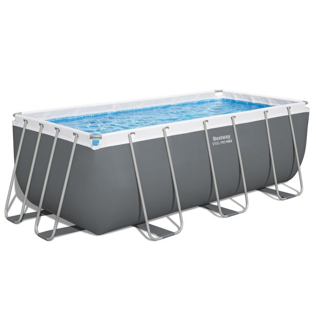 Stačiakampis karkasinis baseinas su priedais 412x201x122cm, Bestway 56456