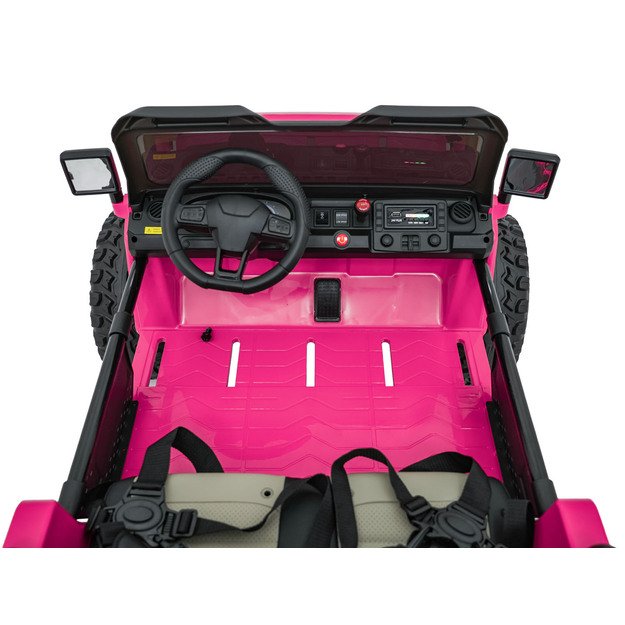 Dvivietis vaikiškas elektromobilis Extreme Sport 4x4, rožinis