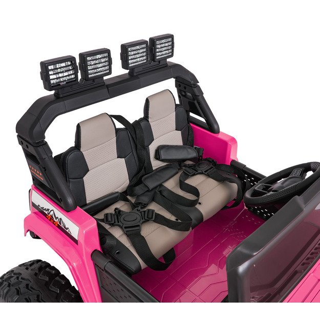 Dvivietis vaikiškas elektromobilis Extreme Sport 4x4, rožinis