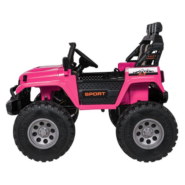 Dvivietis vaikiškas elektromobilis Extreme Sport 4x4, rožinis