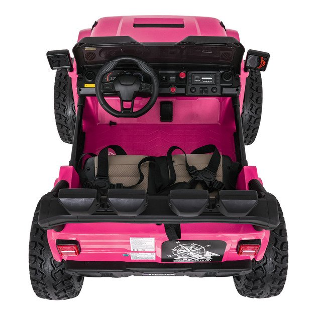 Dvivietis vaikiškas elektromobilis Extreme Sport 4x4, rožinis