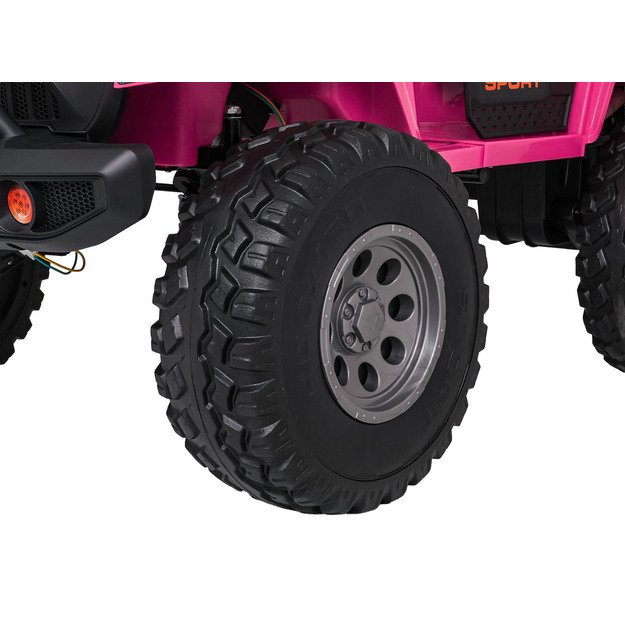 Dvivietis vaikiškas elektromobilis Extreme Sport 4x4, rožinis