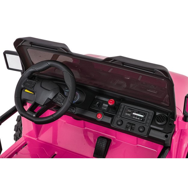 Dvivietis vaikiškas elektromobilis Extreme Sport 4x4, rožinis