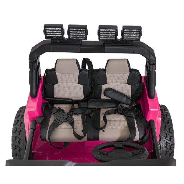 Dvivietis vaikiškas elektromobilis Extreme Sport 4x4, rožinis