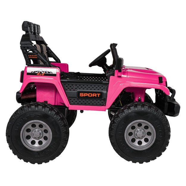Dvivietis vaikiškas elektromobilis Extreme Sport 4x4, rožinis