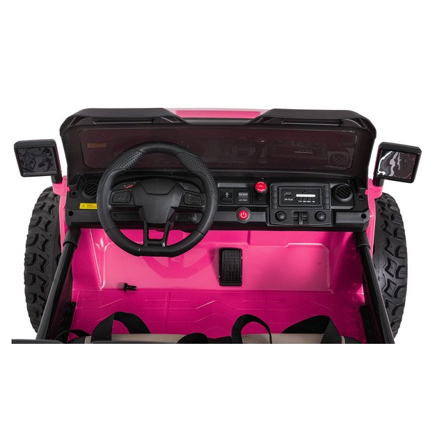 Dvivietis vaikiškas elektromobilis Extreme Sport 4x4, rožinis