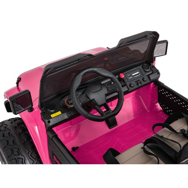 Dvivietis vaikiškas elektromobilis Extreme Sport 4x4, rožinis