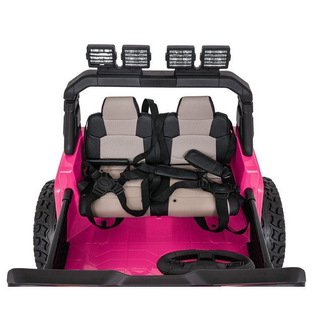 Dvivietis vaikiškas elektromobilis Extreme Sport 4x4, rožinis