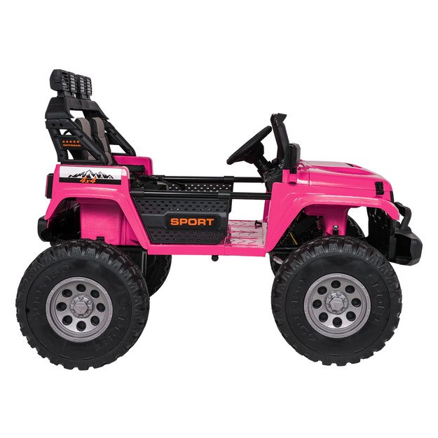 Dvivietis vaikiškas elektromobilis Extreme Sport 4x4, rožinis