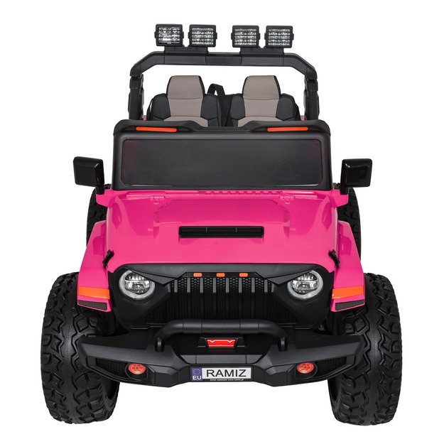 Dvivietis vaikiškas elektromobilis Extreme Sport 4x4, rožinis
