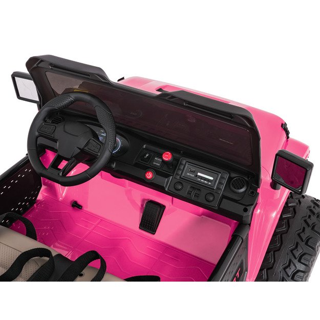 Dvivietis vaikiškas elektromobilis Extreme Sport 4x4, rožinis
