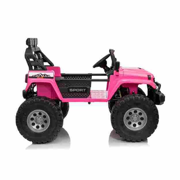 Dvivietis vaikiškas elektromobilis Extreme Sport 4x4, rožinis
