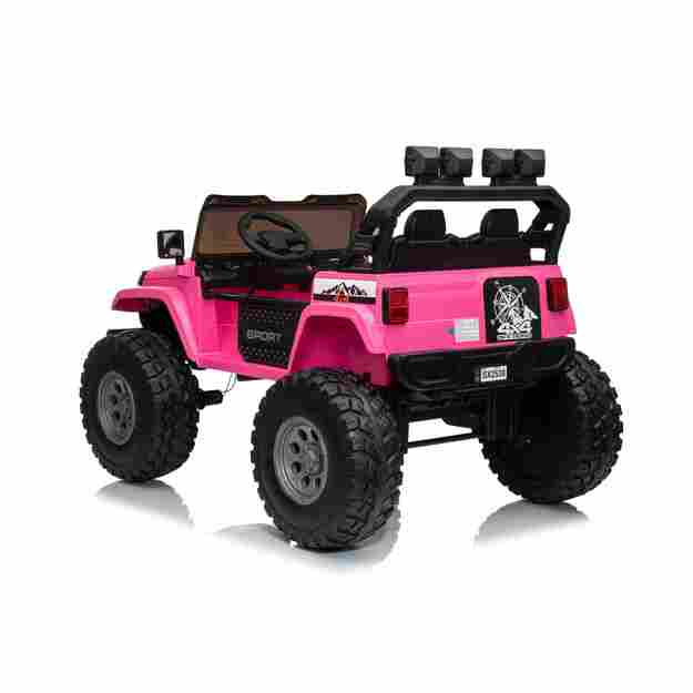 Dvivietis vaikiškas elektromobilis Extreme Sport 4x4, rožinis