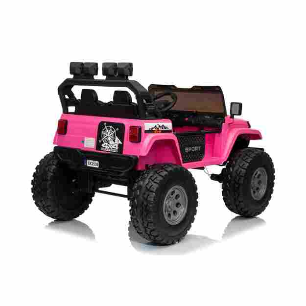Dvivietis vaikiškas elektromobilis Extreme Sport 4x4, rožinis