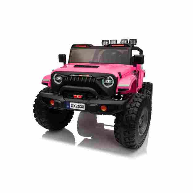 Dvivietis vaikiškas elektromobilis Extreme Sport 4x4, rožinis