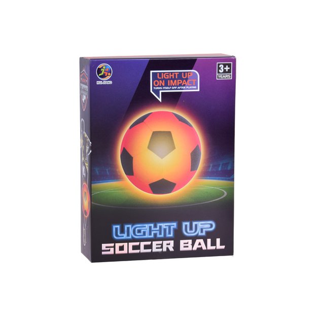 Šviečiantis minkštas futbolo kamuolys, Light up