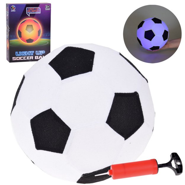Šviečiantis minkštas futbolo kamuolys, Light up
