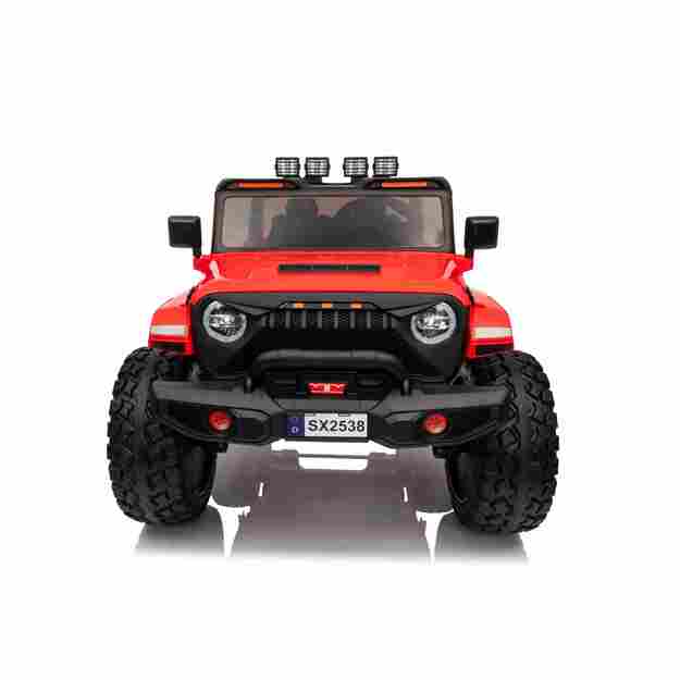 Dvivietis vaikiškas elektromobilis Extreme Sport 4x4, raudonas
