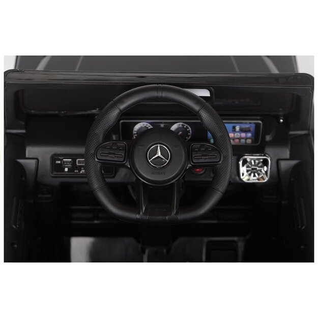Elektromobilis vaikams Mercedes Benz G63 AMG, juodas