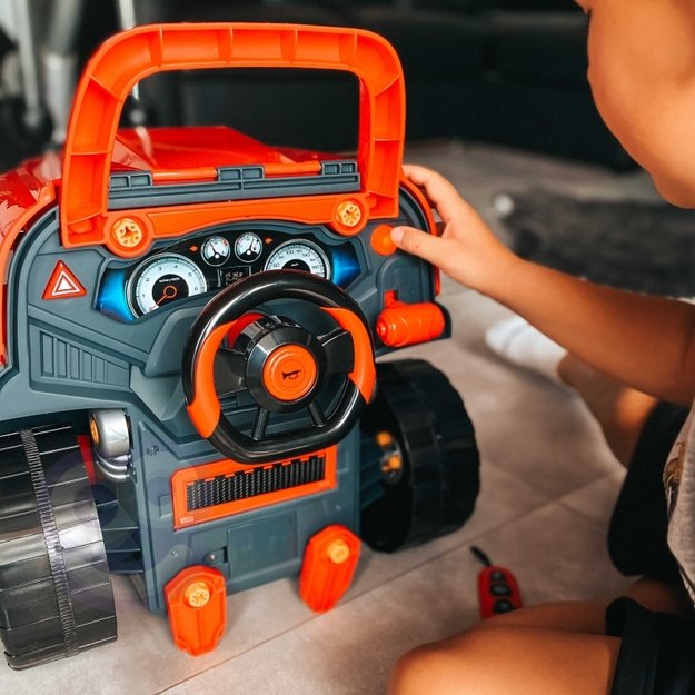 Jaunojo mechaniko sunkvežimio taisymo komplektas ir priedai 61 vnt. Woopie 31