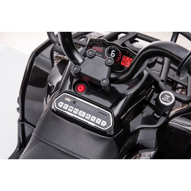 Elektrinis keturratis vaikams UFM JS009, juodas