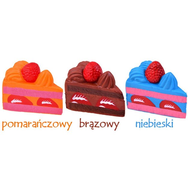 Antistresinis žaislas torto gabalėlis