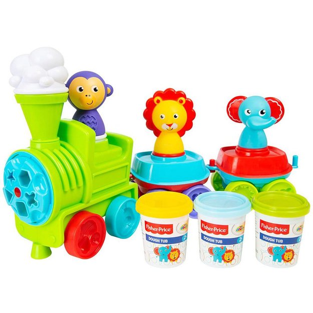 Kūrybinis rinkinys traukinys su plastilinu, Fisher Price