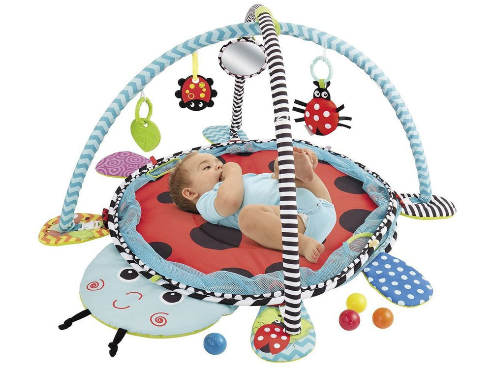 Žaidimų kilimėlis - baseinas su kamuoliukais