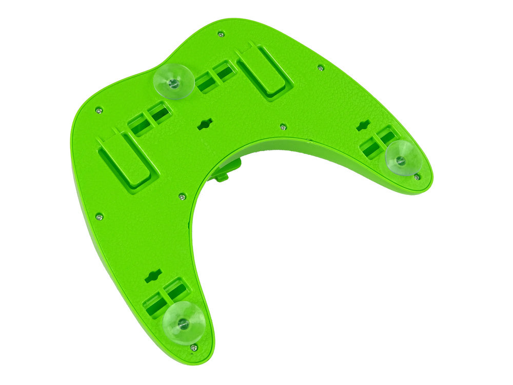 Interaktyvus vairas su rakteliais, žalias