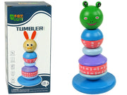 Medinė edukacinė piramidė varlė