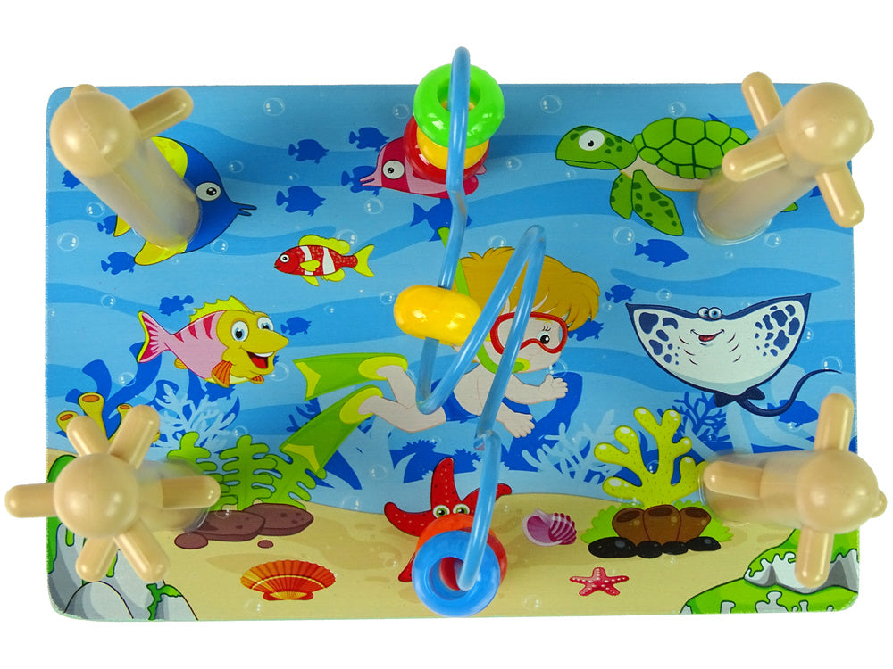 Medinės mokomasis rūšiuoklis ,,Jūros pasaulis''