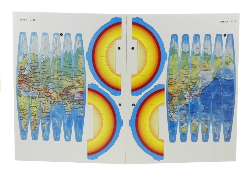 3D puzlė vaikams, Žemės planeta