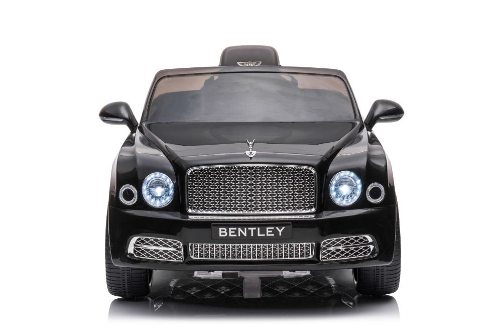 Vienvietis elektromobilis vaikams Bentley Mulsanne, juodas lakuotas